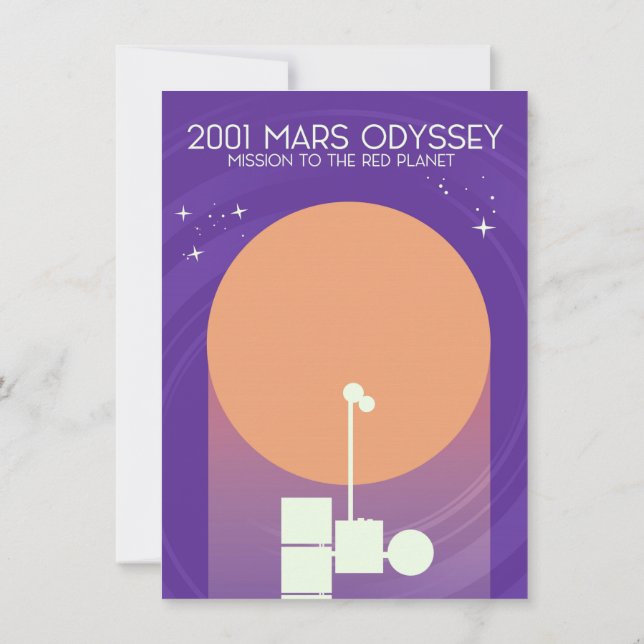 2001 mars odyssé inbjudningar (Baksida)