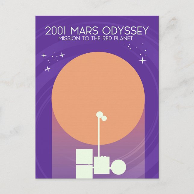 2001 mars odyssé vykort (Framsida)