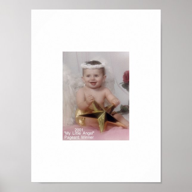 2001 Min lilla ängel Skönhetstävling Winner Poster (Framsidan)