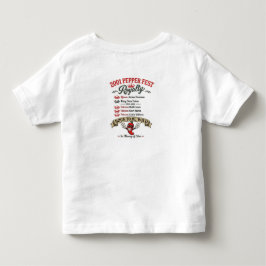 2001 Pepper Fest Återförening Småbarn/Barn T Shirt