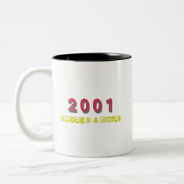 2001 Topplåt, Hängande vid en stund Två-Tonad Mugg (Vänster)