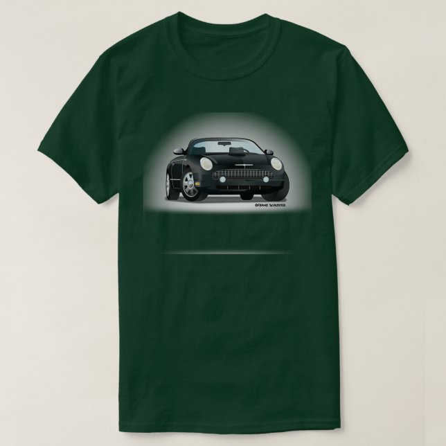 2002 2005 Thunderbird New T Bird T Shirt (Design framsida)