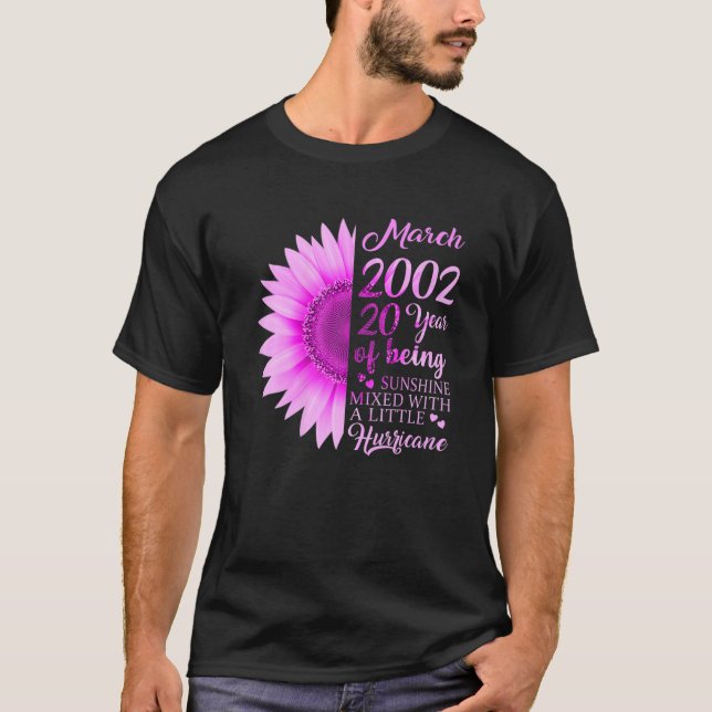2002 T 20 ÅRS 20:e födelsedagspresent Shirt (Framsida)