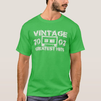 2002 Underbarare Vintagen Vit T Shirt