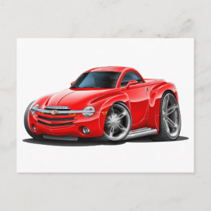 2003-06 SSR Red Lastbil Vykort