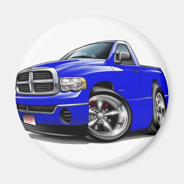 2003-08 Dodge Ram Blue Lastbil Magnet (Framsidan)