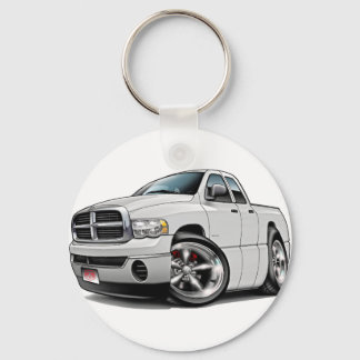 2003-08 Ram Quad White Lastbil Nyckelring