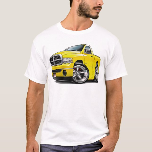 2003-09 rammar fint den gula lastbilen t-shirt (Framsida)
