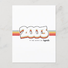 2003 Legender föds Vykort