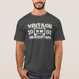 2003 Underbarare Vintagen Vit T Shirt