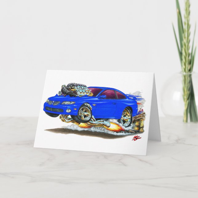2004-06 GTO Blue Car Kort (Framsida)