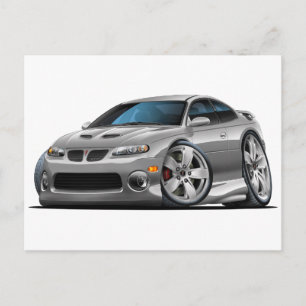 2004-06 GTO Grått Car Vykort