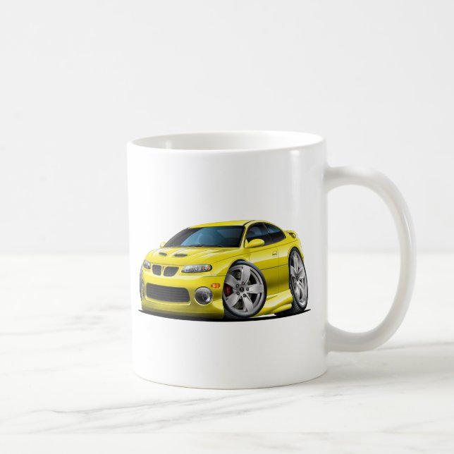 2004-06 gul bil för GTO Kaffemugg (Höger)