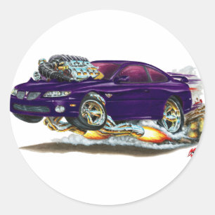 2004-2006 GTO Lila Car Runt Klistermärke