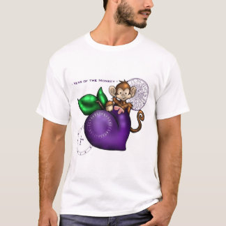 2004 år av apan! (plommon) tee