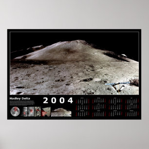 2004 års kalender för Hadley Delta Poster