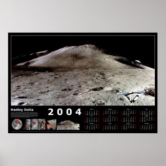 2004 års kalender för Hadley Delta Poster