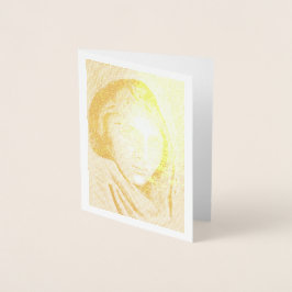 2004 Min egen penna Teckning i guldolja Folierat Kort