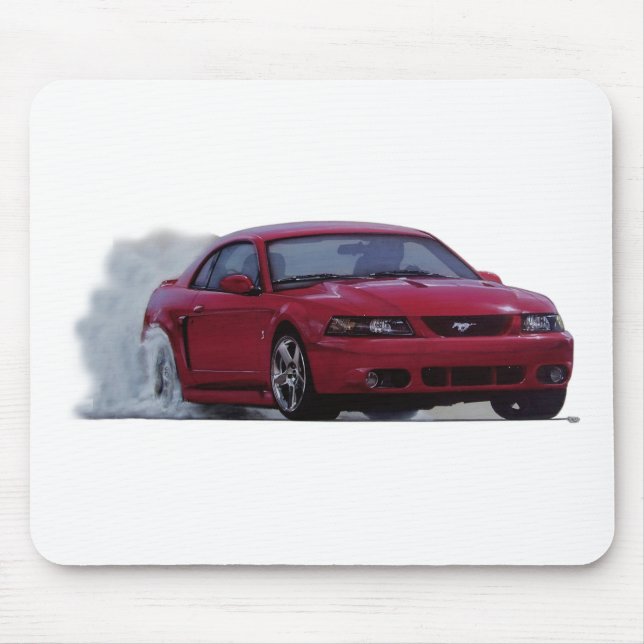 2004 röda Mustangkobra Musmatta (Framsidan)