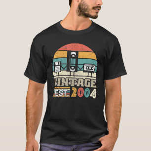 2004 Vintage Birthday Funny Music Tech Humor T Shirt