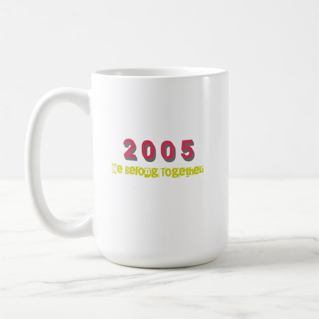 2005 års topplåt kaffemugg (Vänster)