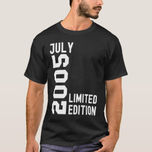 2005 juli Grattis på födelsedagen Party T Shirt
