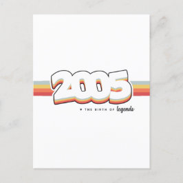 2005 Legender föds Vykort