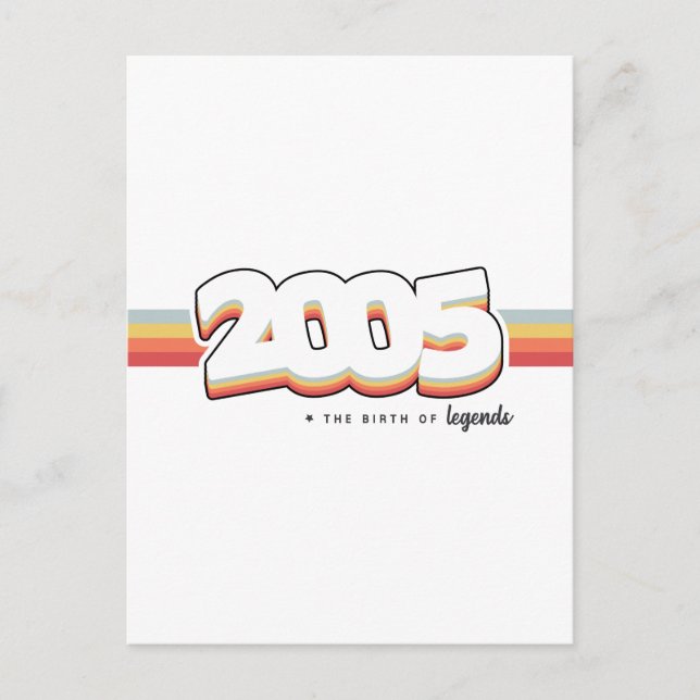 2005 Legender föds Vykort (Framsida)