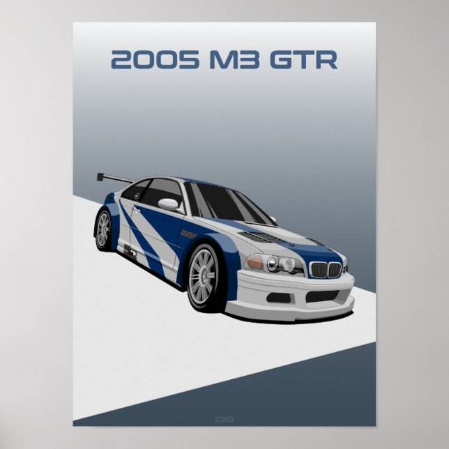 2005 M3 GTR-tävla Poster (Framsidan)