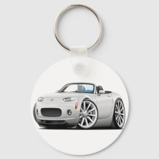 2006-08 Miata Vitbil Nyckelring
