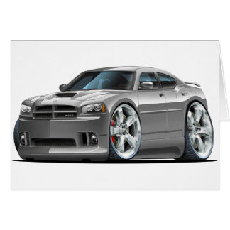 2006-10 Charger SRT8 Grått Car Hälsningskort