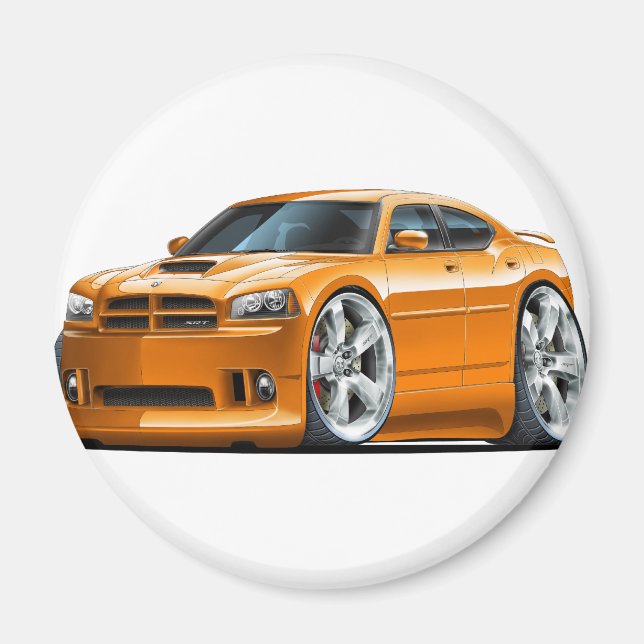 2006-2010 års SRT8-Orange - bil Magnet (Framsidan)