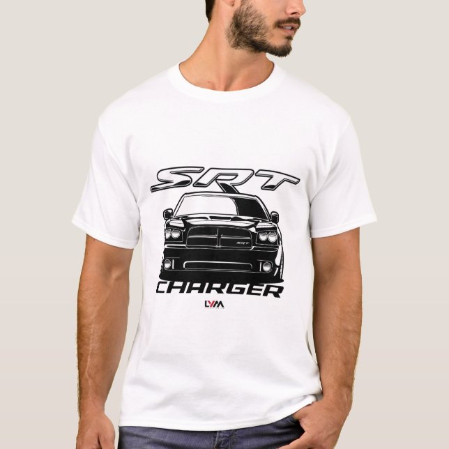 2006-2014 Dodge Charger SRT T Shirt (Framsida)
