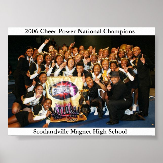2006 Cheer Power National Champions Poster (Framsidan)