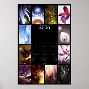 2006 Fraktal Kalender Poster