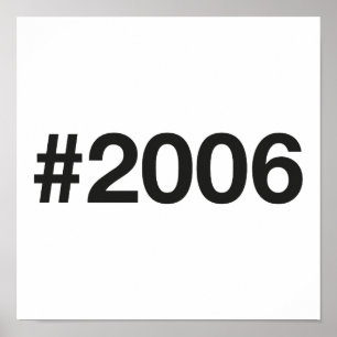 2006 Hashtag 19 födelsedagsdagen Poster