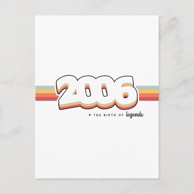 2006 Legender föds Vykort (Framsida)