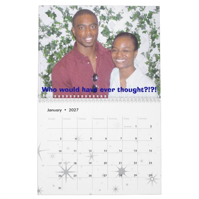 2007 års kalender i Charea (Jan 2027)