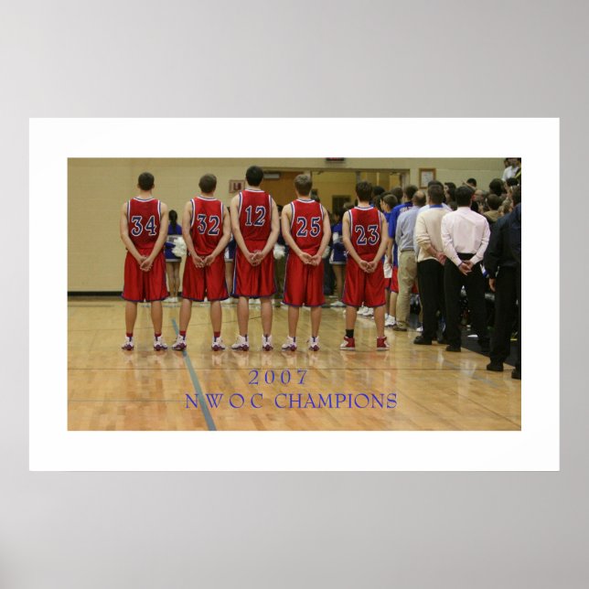 2007 års mästerskap i basket i NWOC Poster (Framsidan)