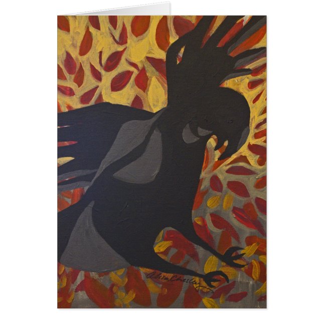 2007_Autumn_Raven Hälsningskort (Framsidan)