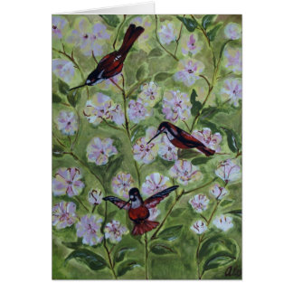 2007_Hummer_Blossoms Hälsningskort