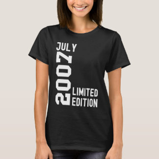 2007 juli Grattis på födelsedagen Party T Shirt