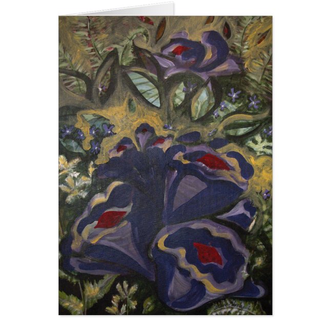 2007_Purple_Trumpets Hälsningskort (Framsidan)