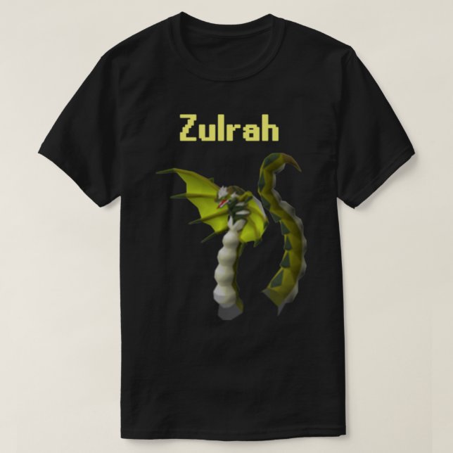 2007 Scape Old school Zulrah T Shirt (Design framsida)