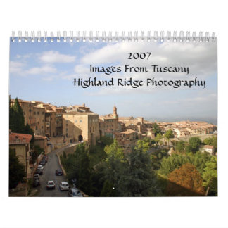 2007Images från TuscanyHighland Ridg… Kalender