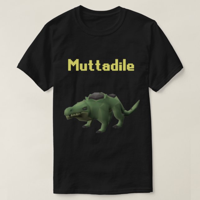 2007Scape Old school Muttadile T Shirt (Design framsida)