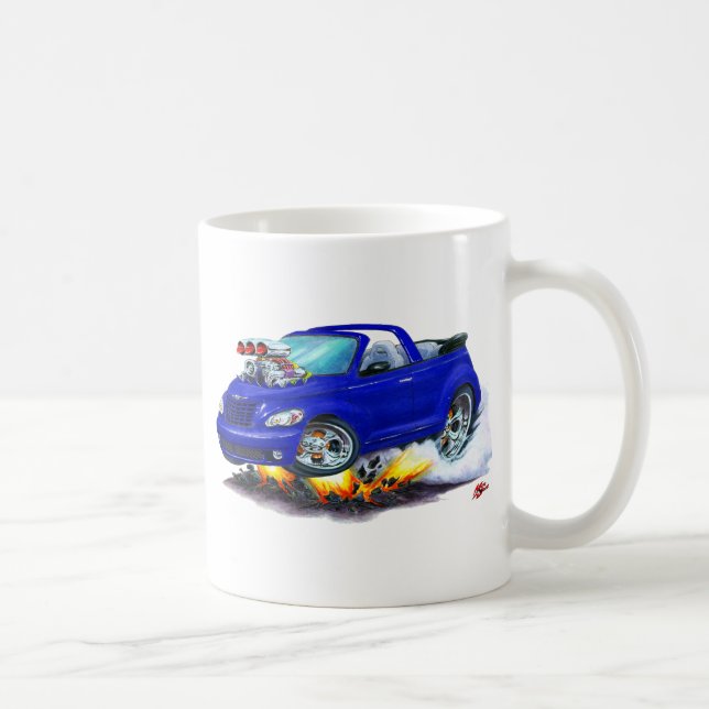 2008-10 halv liter-kryssaremörk - blåttcabriolet kaffemugg (Höger)