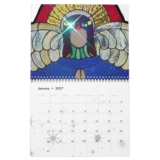 2008 års kalender för hörselskadade original (Jan 2027)