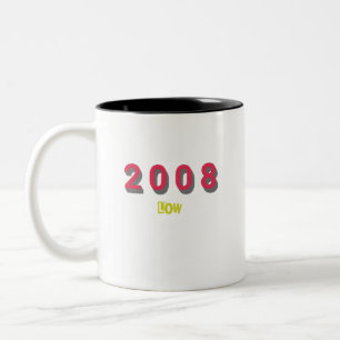 2008 års topplåt Två-Tonad mugg