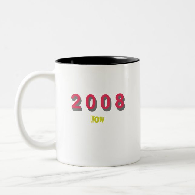 2008 års topplåt Två-Tonad mugg (Vänster)